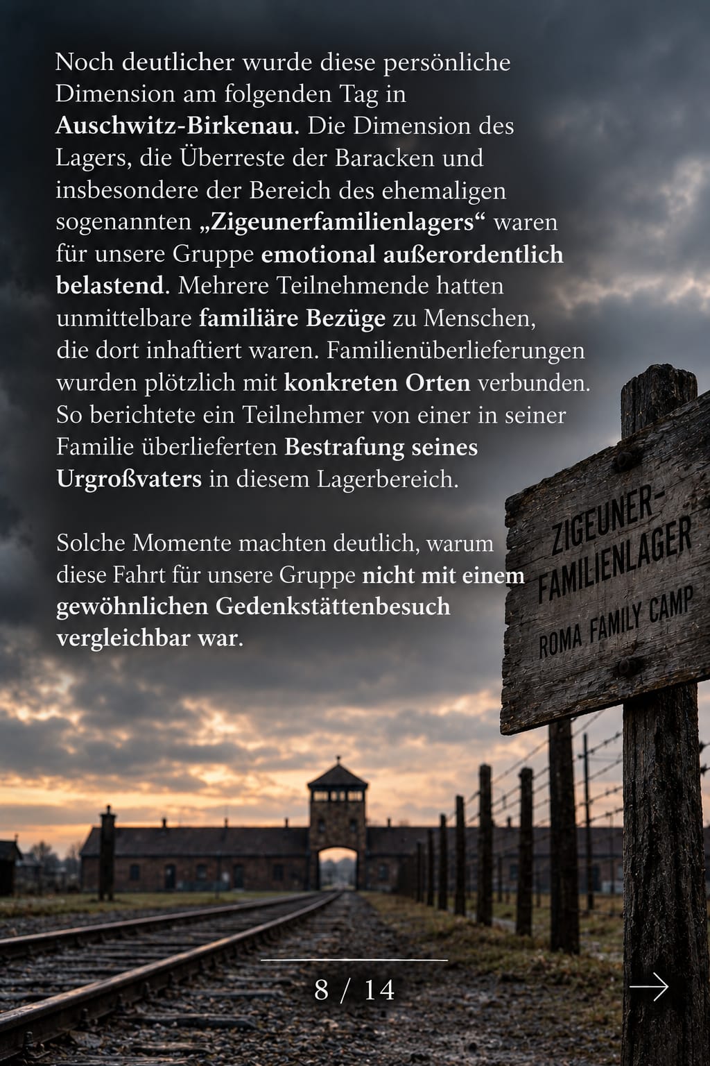Gedenk- und Erinnerungsfahrt nach Auschwitz - Bild 8